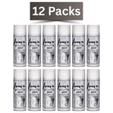12X 151 White Gloss Plastic Spray Paint 400ml