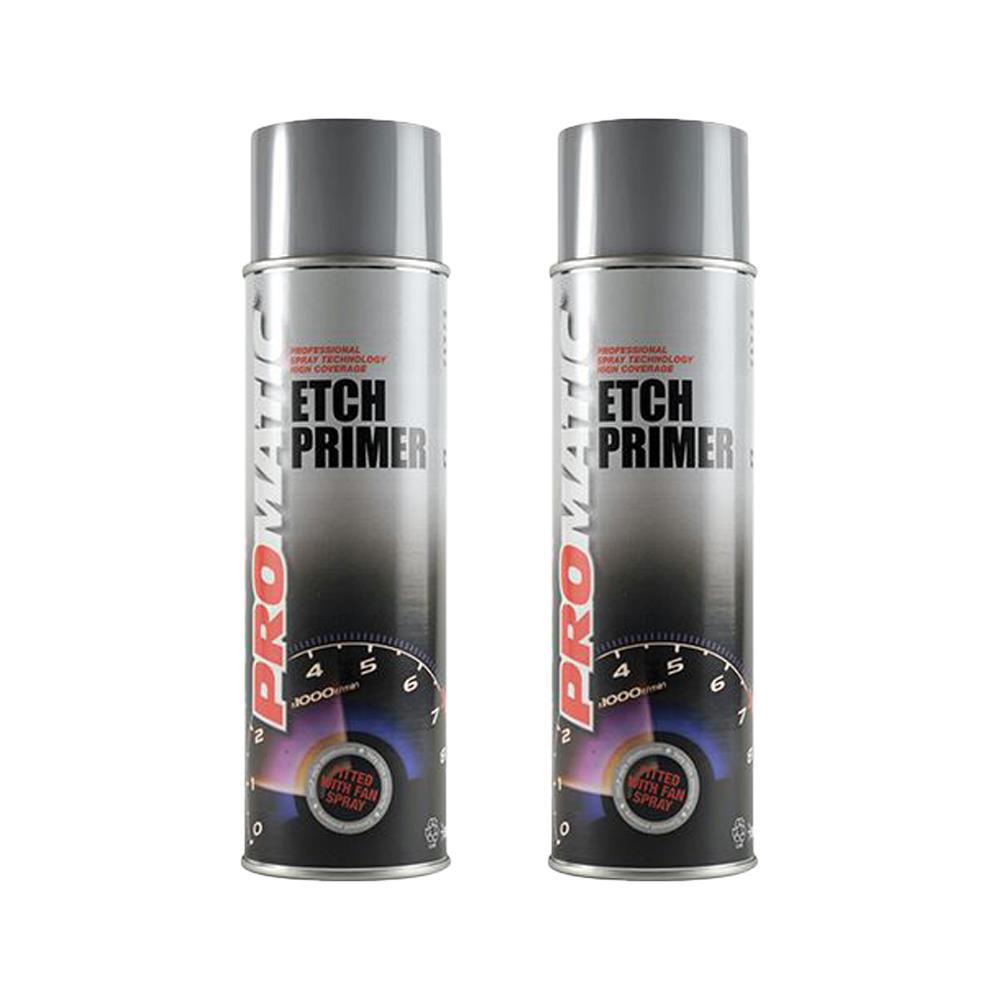 2X Promatic Etch Primer 500ml Spray Paint