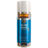 4X Hycote Bodyshop Gloss White Spray Paint 400ml Spray Paint