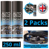 2X Auto Extreme Engine Start Spray 250ml Spray Paint