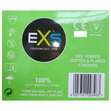 6X EXS Ribbed Condoms Male Condom