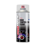 2X Promatic Clear High Temperature Spray Paint 400ml Spray Paint