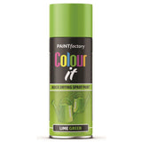 Paint Factory Lime Green Gloss Spray Paint 400ml