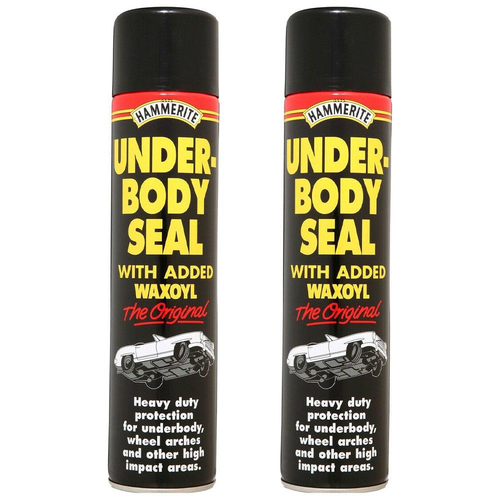 2X Hammerite Underbody Seal Spray 600ml Underbody Seal
