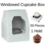 1 Hole 50X Cupcake Boxes Cupcakes Box
