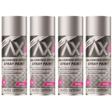 4X Paint Factory Galvanised Effect Spray Paint 400ml