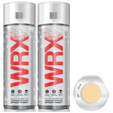 2X WRX Flat Creme Acrylic Spray Paint 400ml Spray Paint