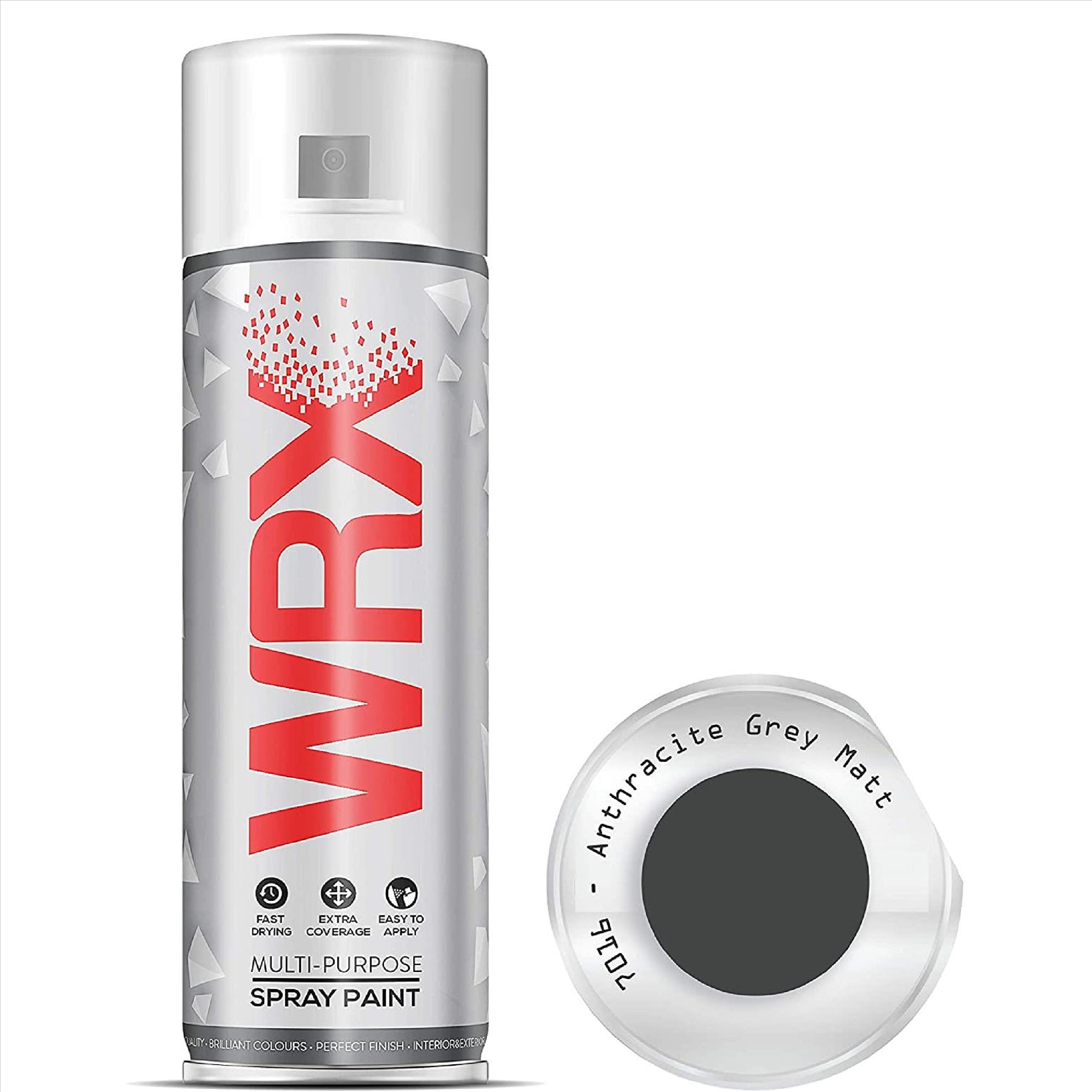 WRX Anthracite Grey Matt Spray Paint 400ml RAL 7016 Spray Paint