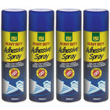 4X Multipurpose Adhesive Glue Spray 500ml Spray Paint
