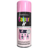 Paint Factory Bubblegum Pink Gloss Spray Paint 400ml Spray Paint