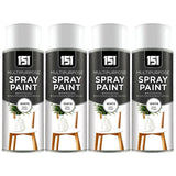 4X 151 White Satin Spray Paint 400ml Spray Paint
