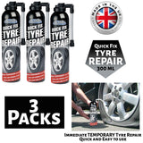 3X Quick Fix Tyre Repair 300ml Sealant