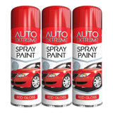 3X Auto Extreme Red Spray Paint 250ml Spray Paint