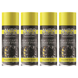 4X - Break Caliper Yellow Gloss Spray Paint 400ml Spray Paint