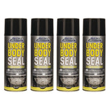 4X Underbody Seal Black Spray 400ml Spray Paint