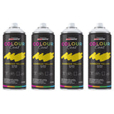 4X Sunbeam Yellow RAL 1018 Gloss Spray Paint 400ml