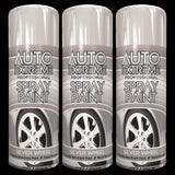 3X Auto Extreme Pro Spray Paint Silver Wheel 400ml Spray Paint