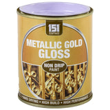 Metallic Gold Gloss Non-Drip Paint 300ml Tin Paint