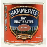 5X Hammerite No.1 Rustbeater Beige 250ml Rustbeater
