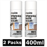 2X Rapide Spray And Seal 400ml White Sealant