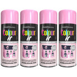 4X Paint Factory Bubblegum Pink Gloss Spray Paint 400ml Spray Paint