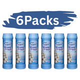 6X Duzzit Shake & Fresh Carpet Odour Neutraliser Fresh Linen 500g