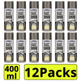 12X Car Pride Alloy Wheel Silver Gloss Spray 400ml Spray Paint