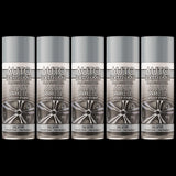 5X Auto Extreme Alloy Wheel Spray Paint Silver 400ml Spray Paint