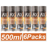 Auto Extreme black exterior trim shine spray 500ml pack of six, ideal for enhancing vehicle finishes