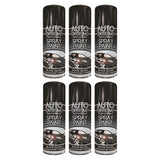 6X Auto Extreme Black Gloss Spray Paint 400ml Spray Paint