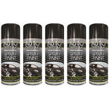 5X Auto Extreme Black Matt Spray Paint 400ml Spray Paint