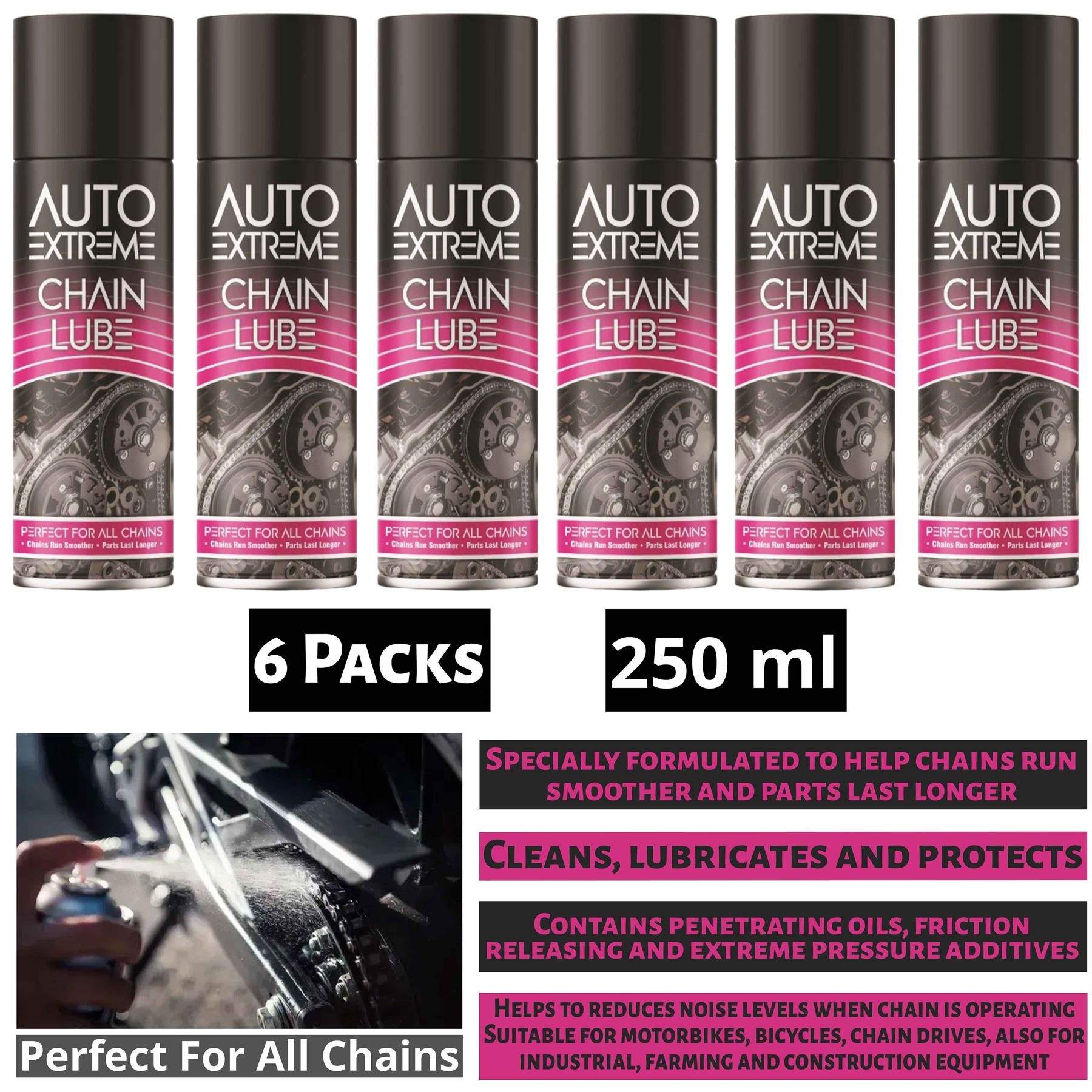 6X Chain Lube Spray 250ml Technical Spray