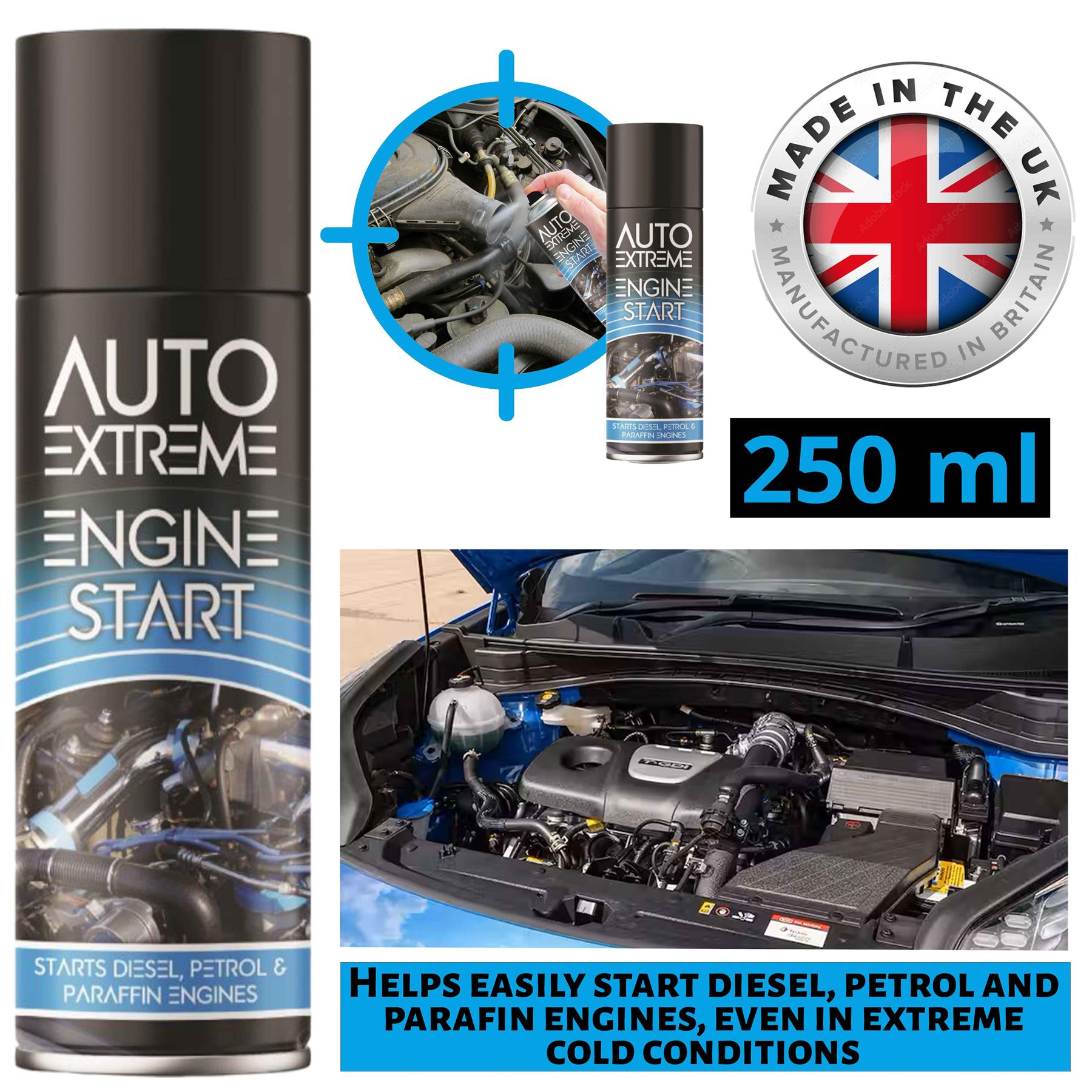 Auto Extreme engine start spray 250ml for easy starting of diesel petrol and paraffin engines in cold conditions