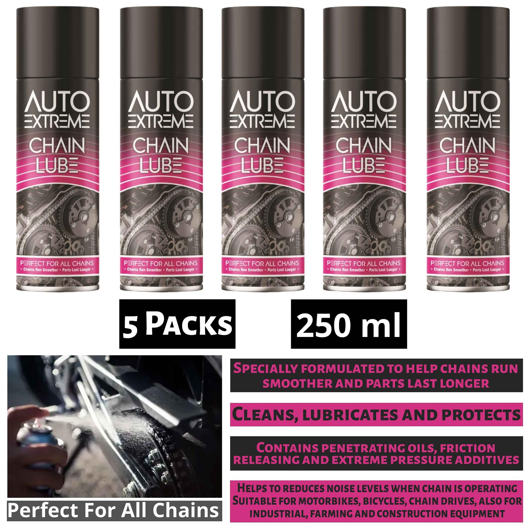 5X Chain Lube Spray 250ml Technical Spray