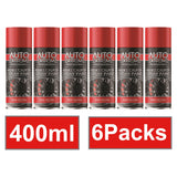 Auto Extreme Red Brake Caliper Spray Paint 400ml in a 6-pack for car enthusiasts and DIY projects