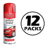 12X Auto Extreme Red Spray Paint 250ml Spray Paint