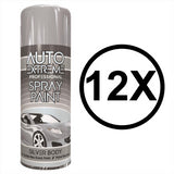 12X Auto Extreme Silver Spray Paint 400ml Spray Paint