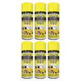 6X Auto Extreme Yellow Spray Paint 400ml Spray Paint