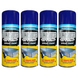 4X Paint Factory Galvanised Effect Spray Paint 400ml Spray Paint