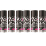 6X Auto Extreme Black Gloss Spray Paint 400ml