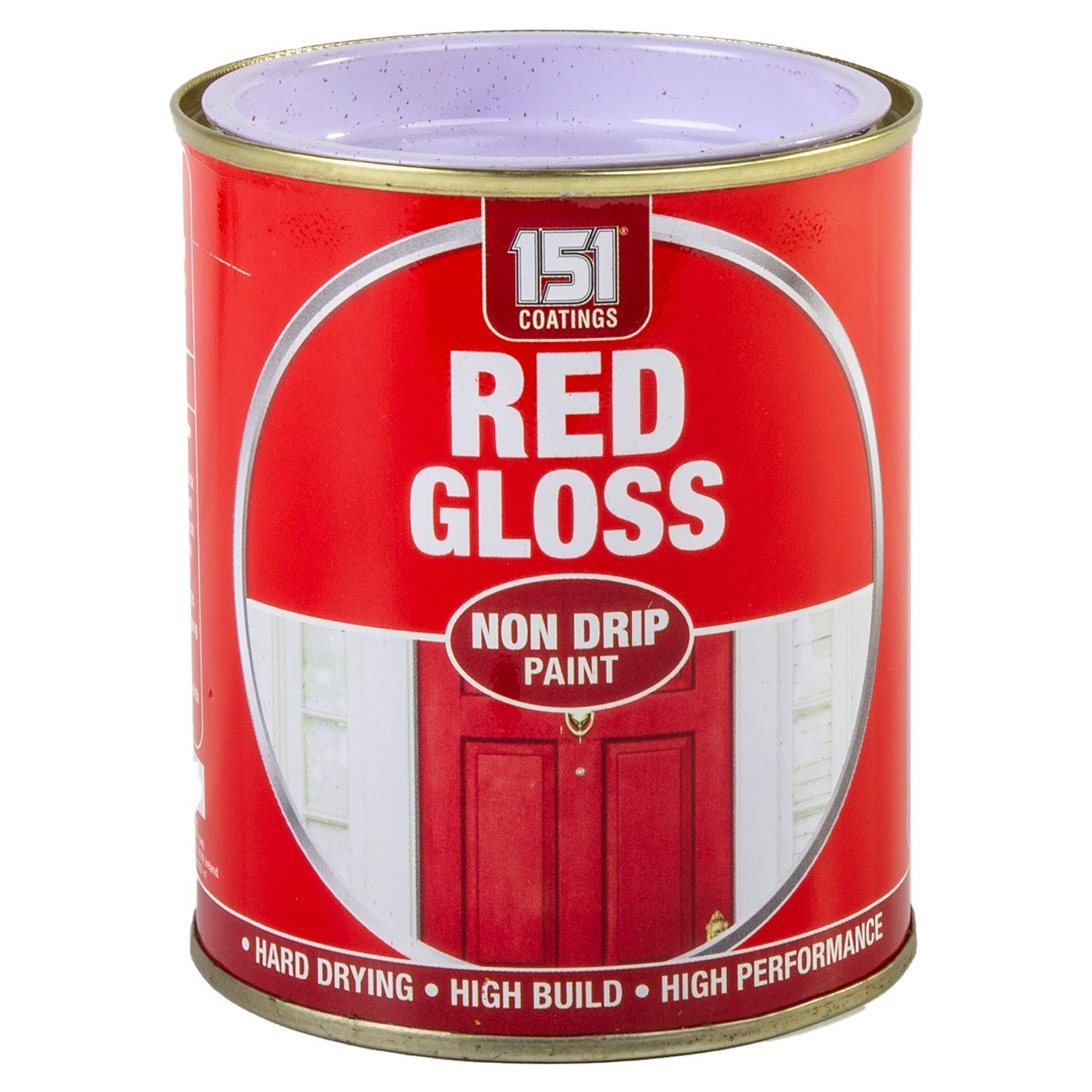 Red Gloss Non-Drip Paint 300ml Tin Paint