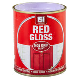 Red Gloss Non-Drip Paint 300ml Tin Paint