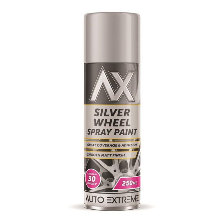 Auto Extreme Silver Wheel Spray Paint 250ml