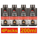 4X - Stove Polish Spray 200ml Cleaner