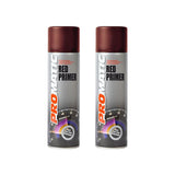2X Promatic Red Primer Spray 500ml Spray Paint