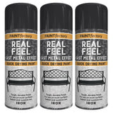 3X Paint Factory Cast Iron Effect Spray Paint 400ml Spray Paint