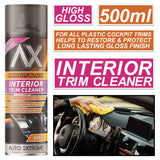 1X - Bring it Black Gloss Interior Trim Cleaner Spray 500ml Spray Paint