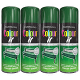 4X Paint Factory Forest Green Gloss Spray Paint 400ml Spray Paint
