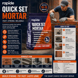 2X - Rapide Ready Mixed Concrete Mortar Bag 2Kg