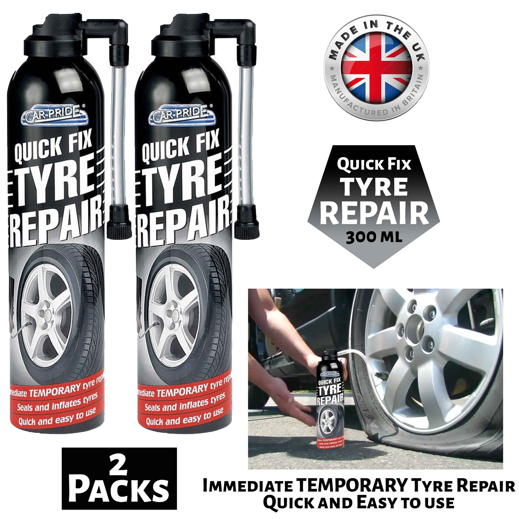 2X Quick Fix Tyre Repair 300ml Sealant